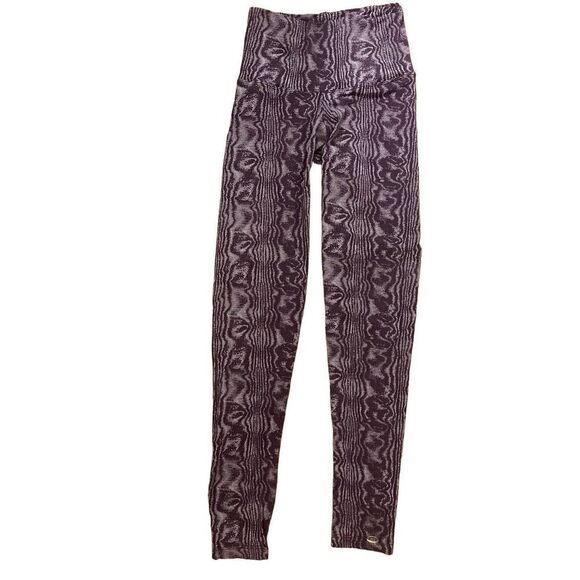ALO Yoga Pants - Buttery Soft Purple Psychadelic Leggings